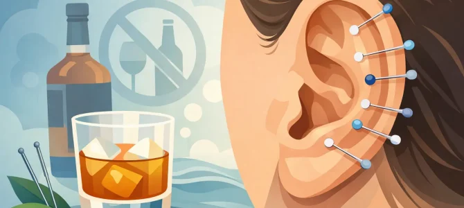 Akupunkturne točke v ušesu za alkohol