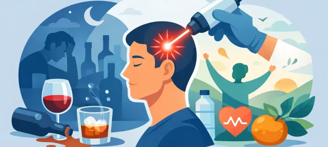 Ali laser pomaga pri alkoholu in opuščanju pitja?