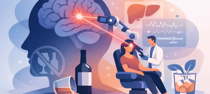 Postopek laserskega odvajanja od alkohola